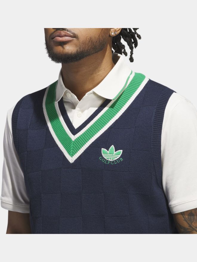 adidas Golf Originals MR Knit Vest Pullunder Strick navy