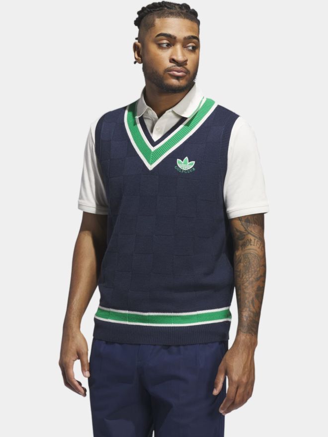 adidas Golf Originals MR Knit Vest Pullunder Strick navy