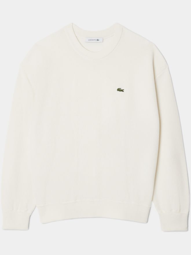 Lacoste Pletený svetr offwhite