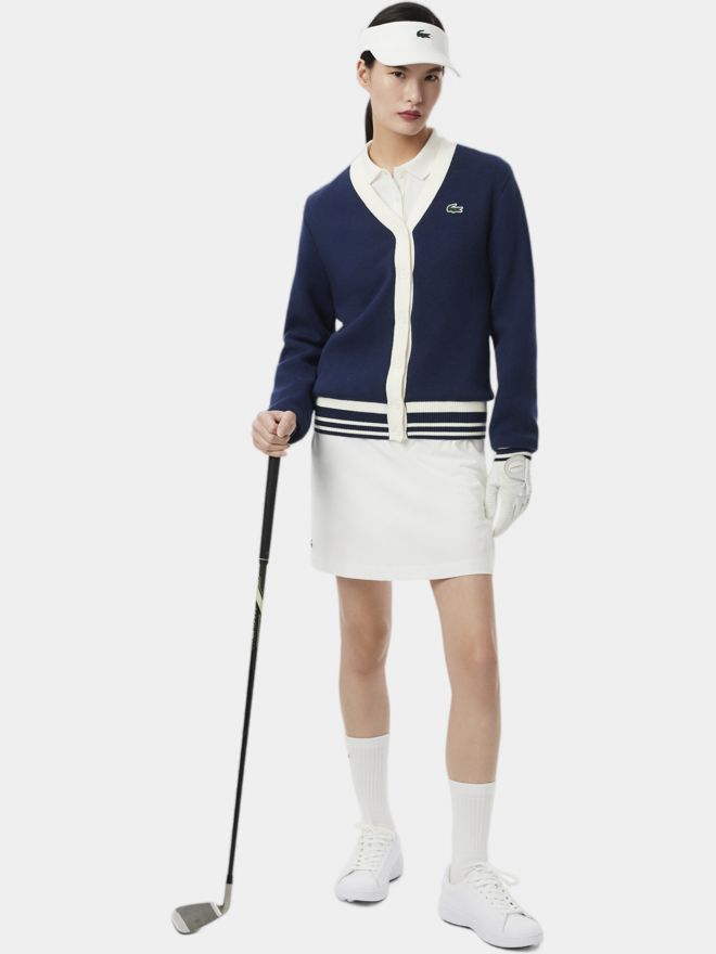 Lacoste Pletený svetr námořnická modrá