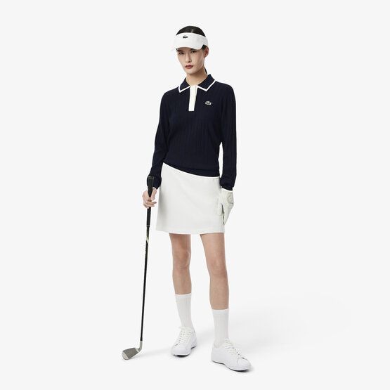Lacoste Langarm Polo navy