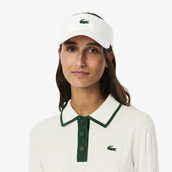 Lacoste Langarm Polo weiß
