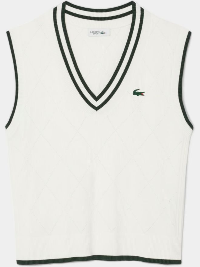 Lacoste Pletený svetr béžová