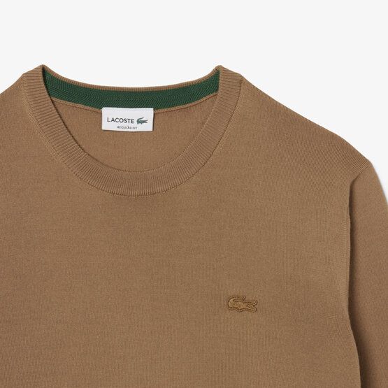 Lacoste Pullover Strick beige