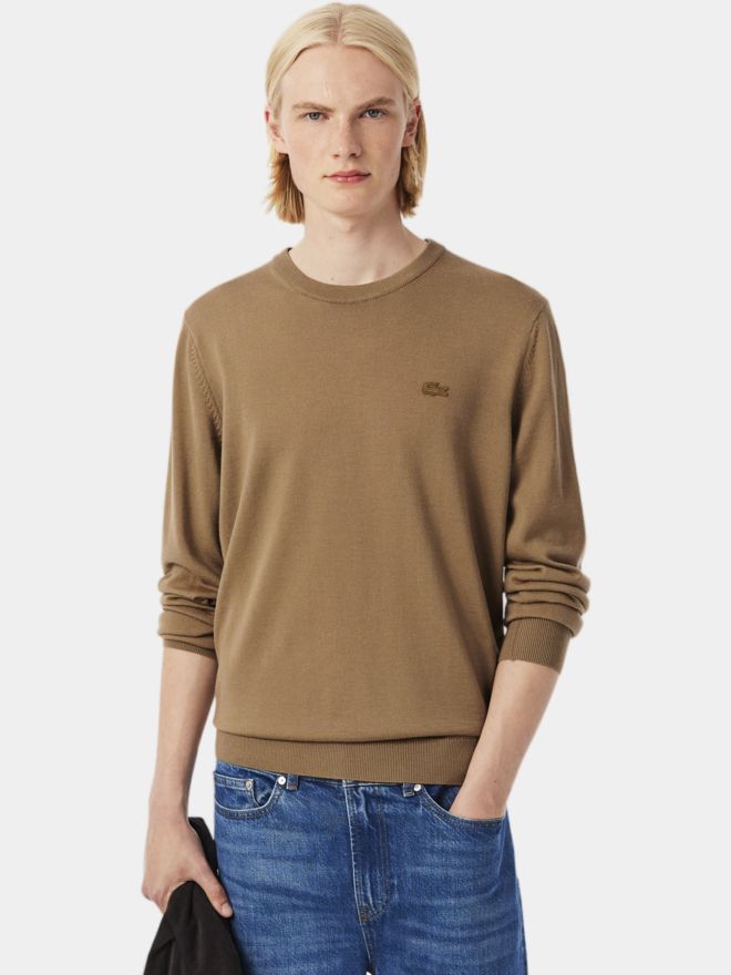 Lacoste Pullover Strick beige