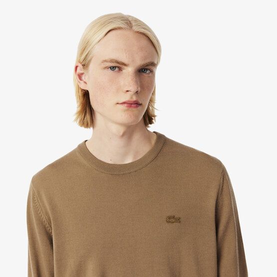 Lacoste Pullover Strick beige