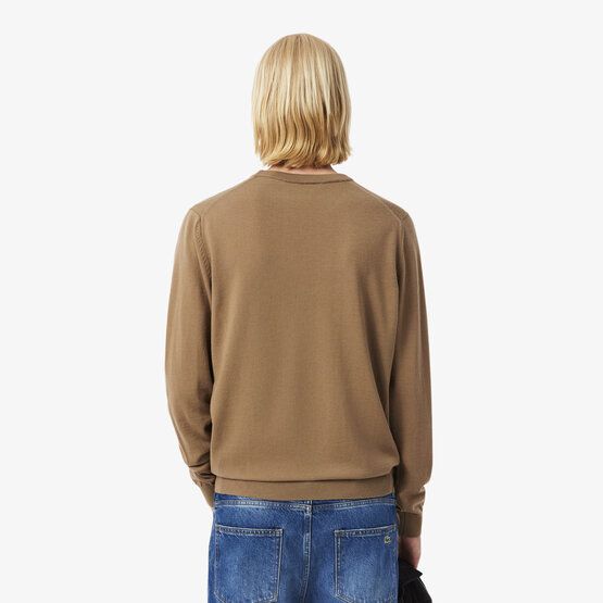 Lacoste Pullover Strick beige