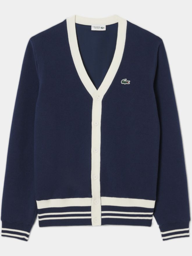 Lacoste Cardigan Strick Jacke navy