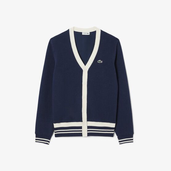 Lacoste Cardigan Strick Jacke navy