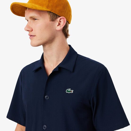 Lacoste Halbarm Hemd navy