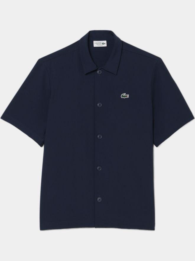 Lacoste Halbarm Hemd navy