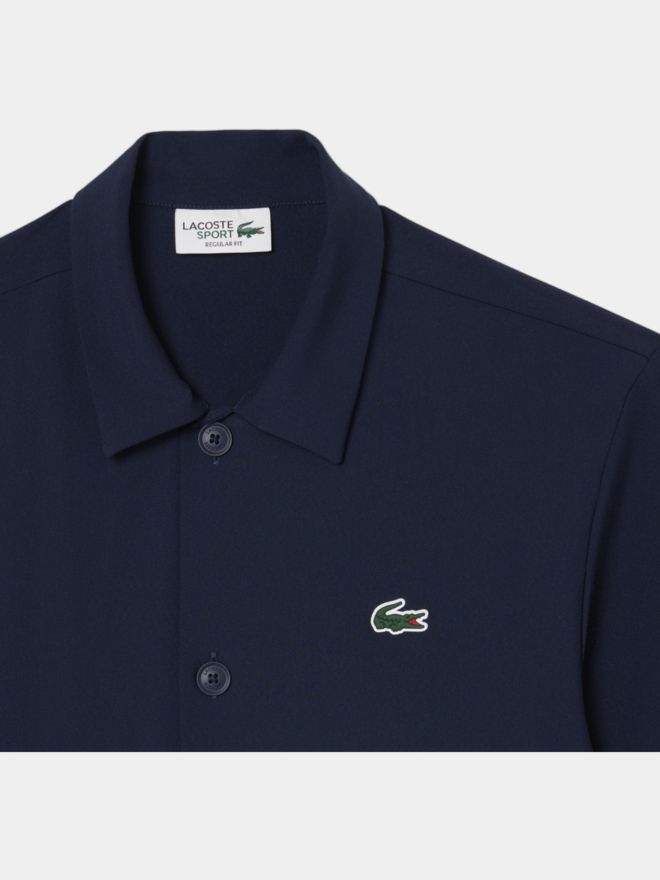 Lacoste Halbarm Hemd navy