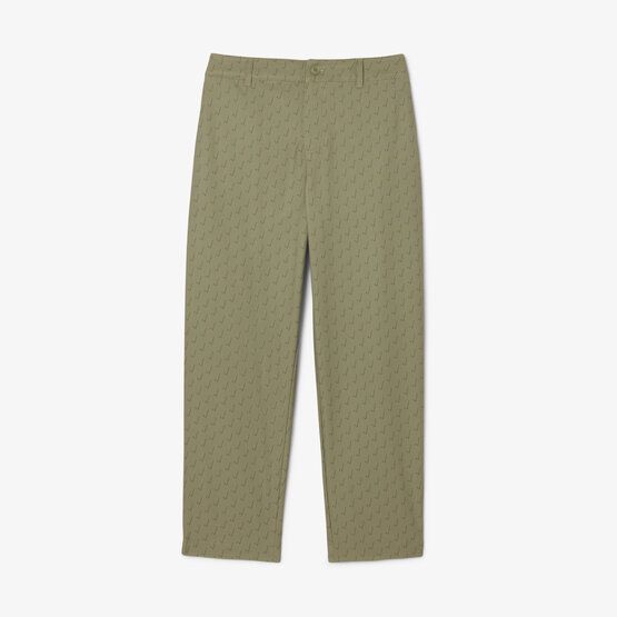 Lacoste Chino Hose oliv