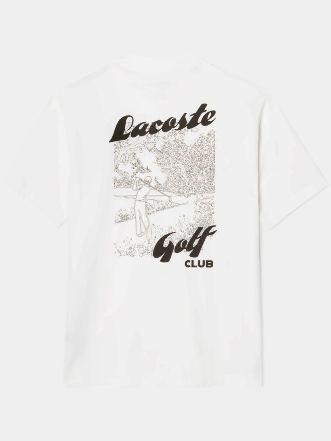 Lacoste Halbarm T-Shirt weiß