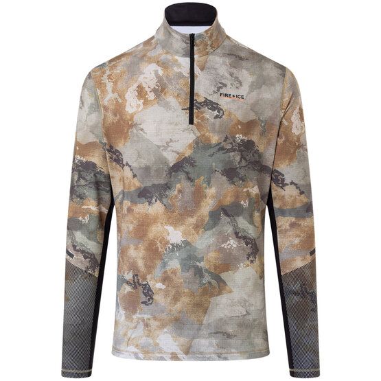 Fire and Ice PASCAL Stretch Midlayer braun