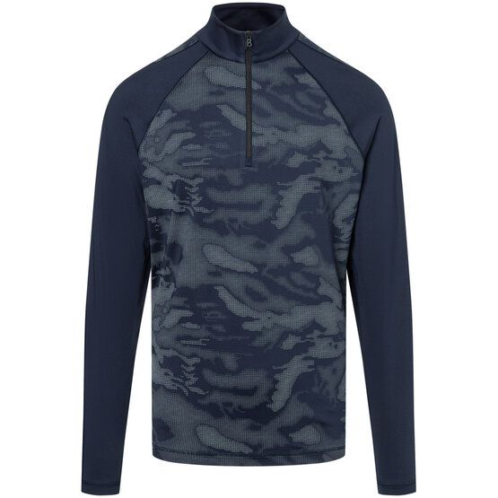 Fire and Ice PREMO4 Stretch Midlayer dunkelblau