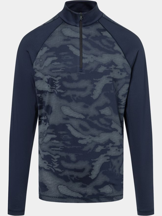 Fire and Ice PREMO4 Stretch Midlayer dunkelblau