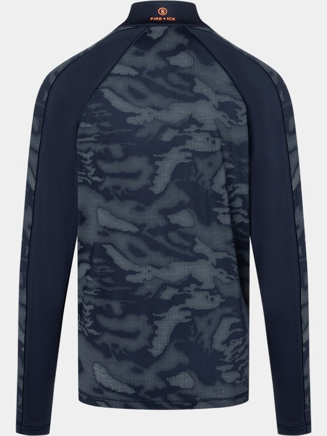 Fire and Ice PREMO4 Stretch Midlayer dunkelblau