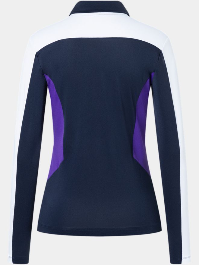 Bogner GRETA Langarm Polo navy