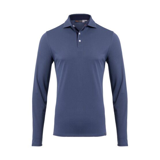 Kjus Fairway Langarm Polo blau