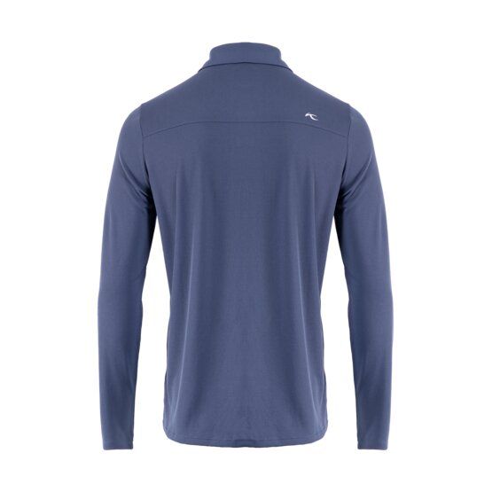Kjus Fairway Langarm Polo blau