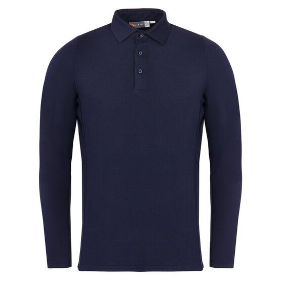 Kjus Scot Langarm Polo navy