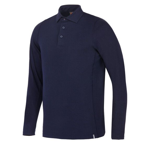 Kjus Scot Langarm Polo navy