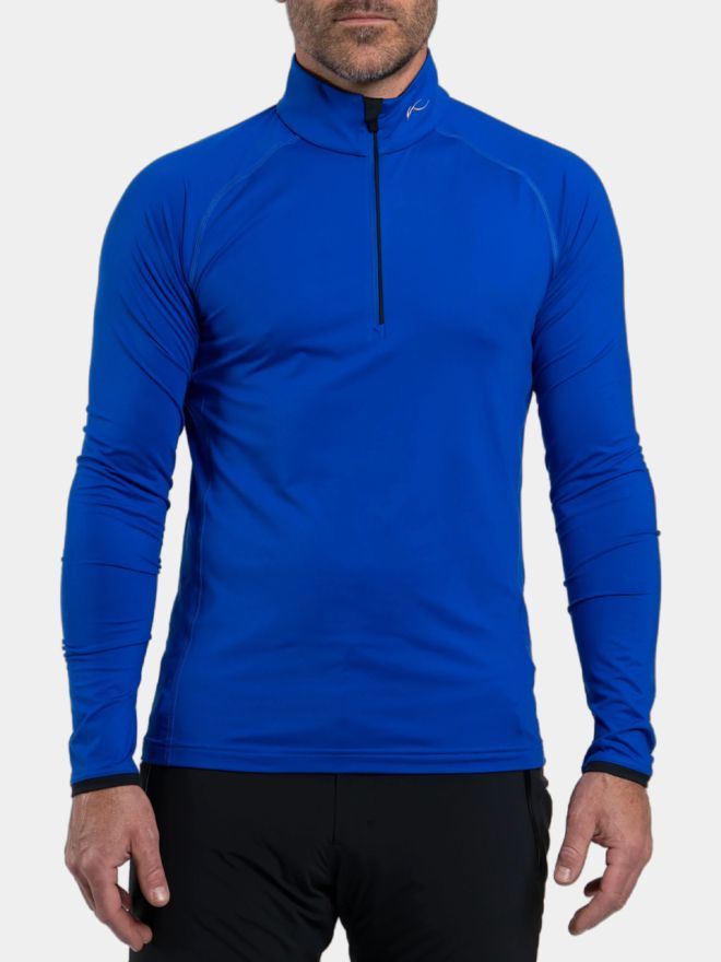 Kjus Feel Half-Zip Thermo Midlayer blau