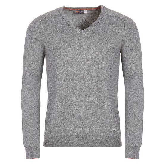 Kjus Kirk V-Neck 2.0 Pullover Strick grau