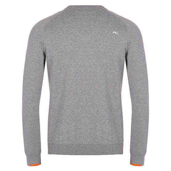 Kjus Kirk V-Neck 2.0 Pullover Strick grau