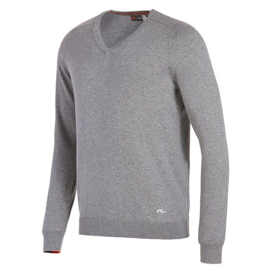 Kjus Kirk V-Neck 2.0 Pullover Strick grau