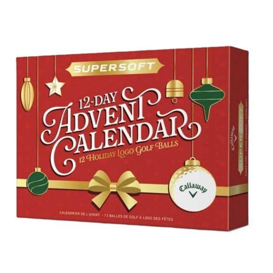 Callaway Limited Edition Supersoft Adventskalender Golfbälle weiß