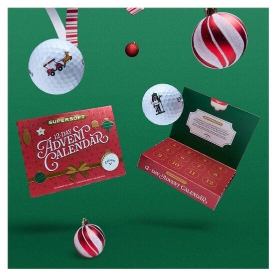 Callaway Limited Edition Supersoft Adventskalender Golfbälle weiß