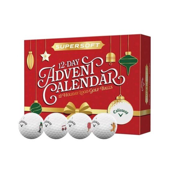 Callaway Limited Edition Supersoft Adventskalender Golfbälle weiß