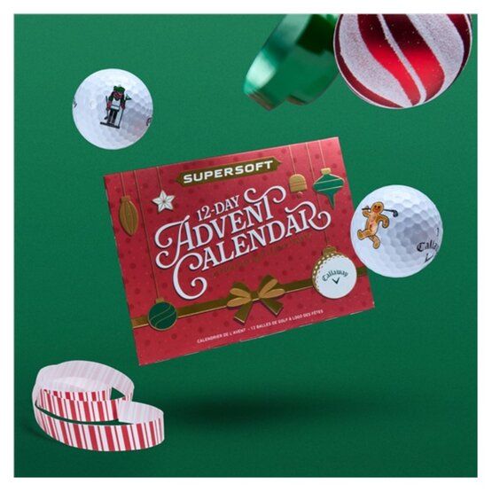 Callaway Limited Edition Supersoft Adventskalender Golfbälle weiß