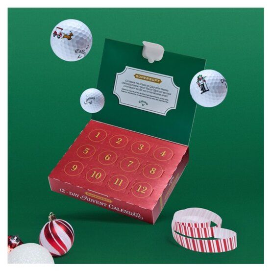 Callaway Limited Edition Supersoft Adventskalender Golfbälle weiß