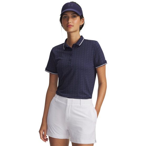 Under Armour Drive Jacquard Halbarm Polo navy