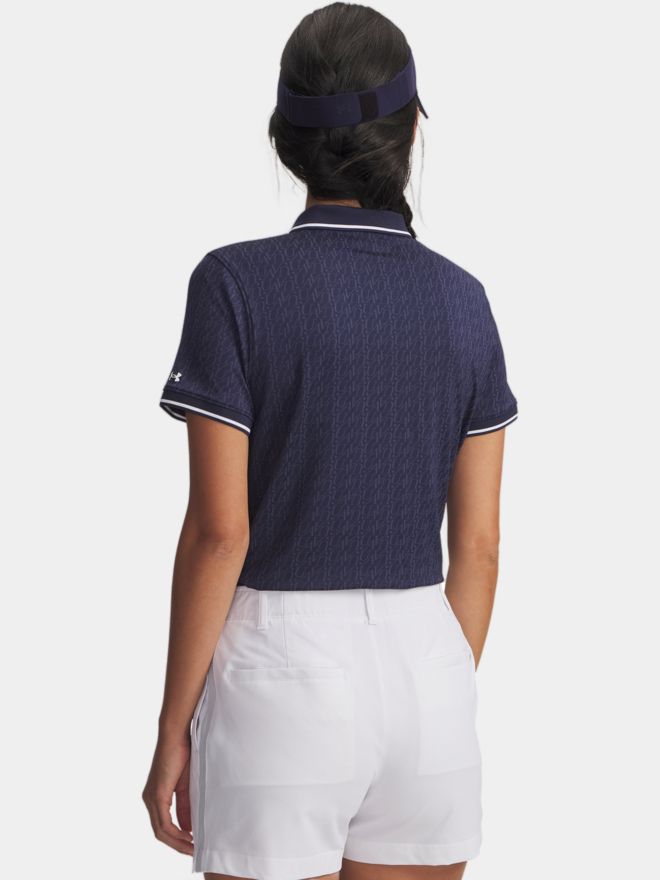 Under Armour Žakárová polokošile Drive s krátkým rukávem námořnická modrá