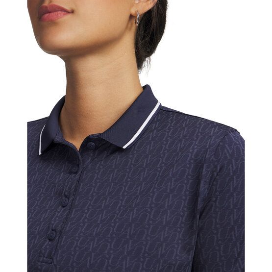 Under Armour Drive Jacquard Halbarm Polo navy