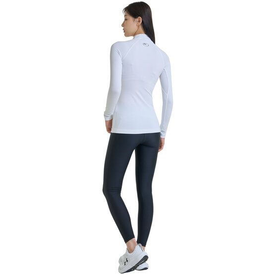 Under Armour CG Authentics Mock Unterzieher weiß