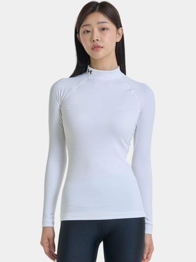 Under Armour CG Authentics Mock spodní vrstva bílá
