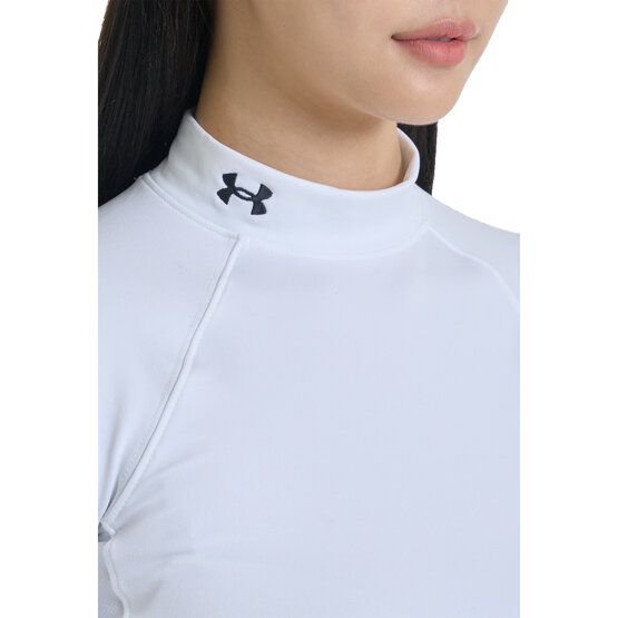 Under Armour CG Authentics Mock Unterzieher weiß
