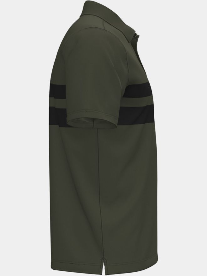 Under Armour Playoff 3.0 Polo-Dual Chest Stripe Halbarm Polo oliv