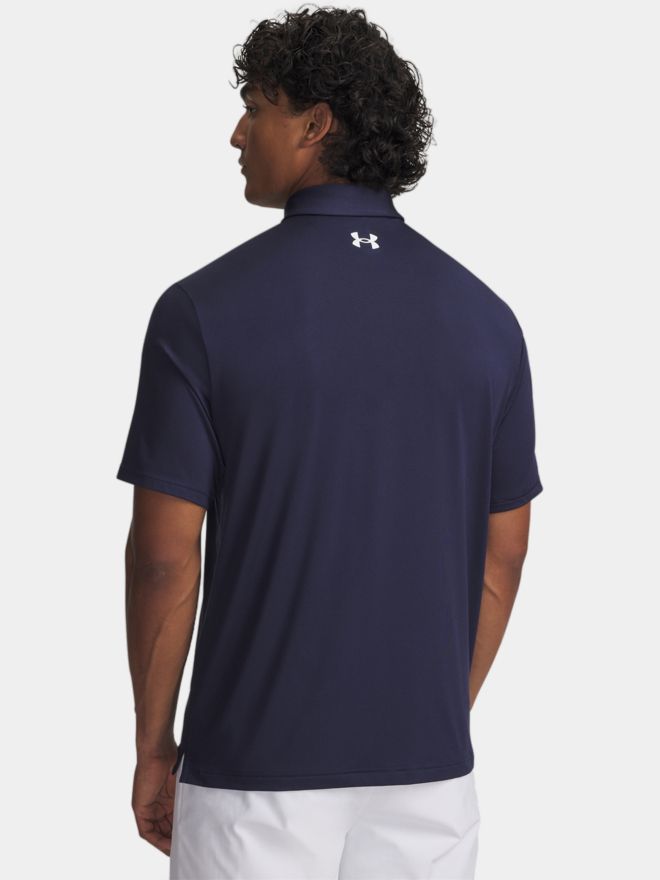 Under Armour Playoff 3.0 Polo-Dual Chest Stripe Halbarm Polo blau