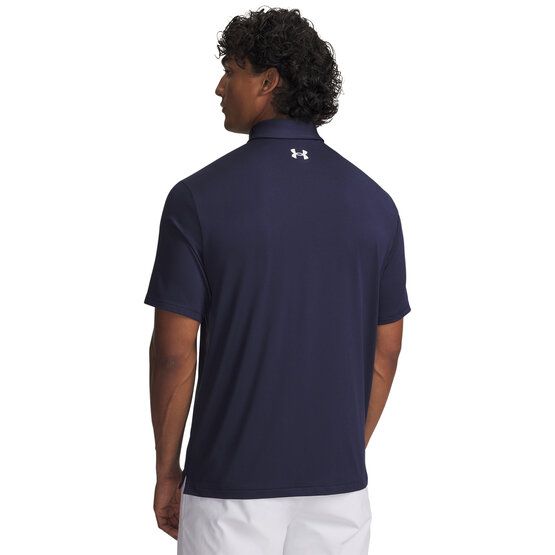 Under Armour Polokošile Playoff 3.0 s proužkem na hrudi a krátkým rukávem. modrá
