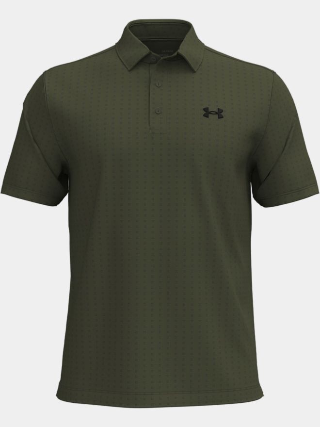 Under Armour Playoff 3.0 Pr.Polo-Block Digi Halbarm Polo oliv