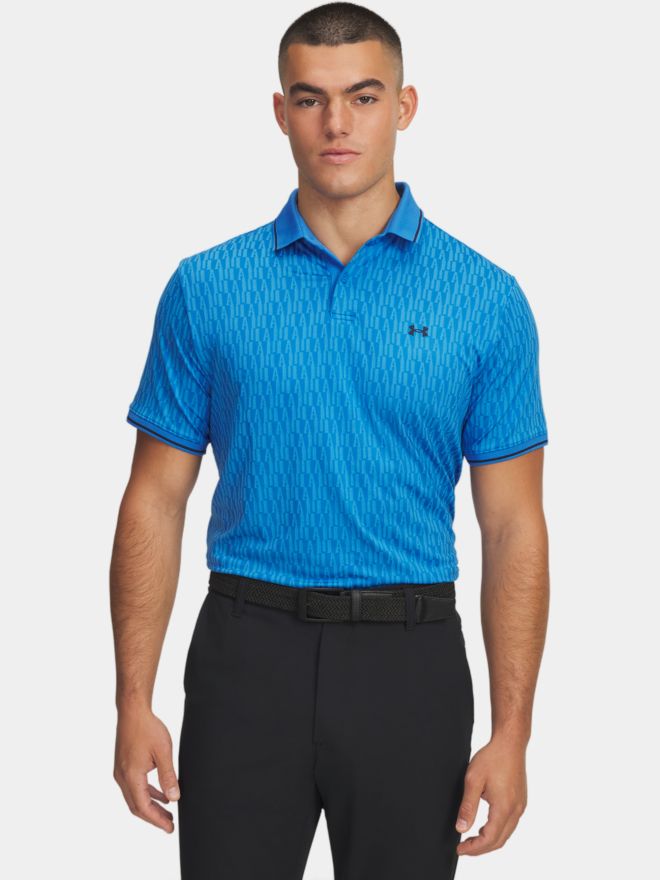 Under Armour Drive Sport Jacq Halbarm Polo blau