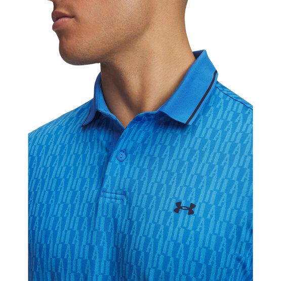 Under Armour Polokošile Drive Sport Jacq s krátkým rukávem modrá