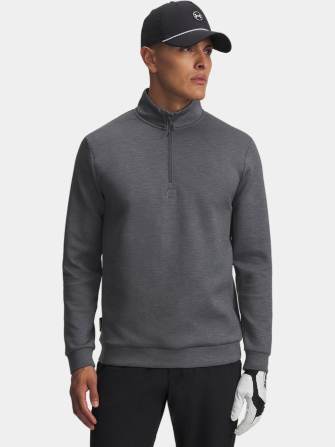 Under Armour Drive Pullover Stretch Midlayer gray