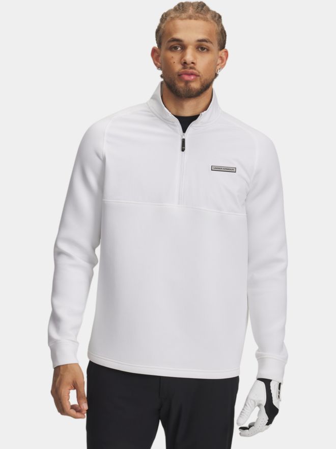 Under Armour Drive Pro Hybrid HZ Stretch Midlayer weiß